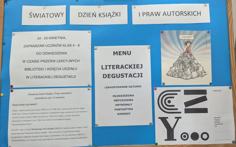 „Literacka Degustacja” z okazji obchodów Światowego Dnia Książki i Praw Autorskich
