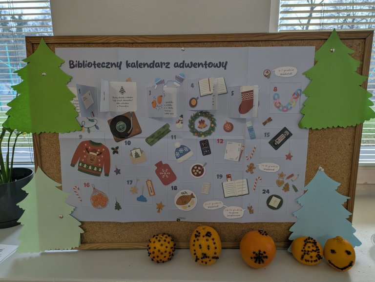 Biblioteczny kalendarz adwentowy