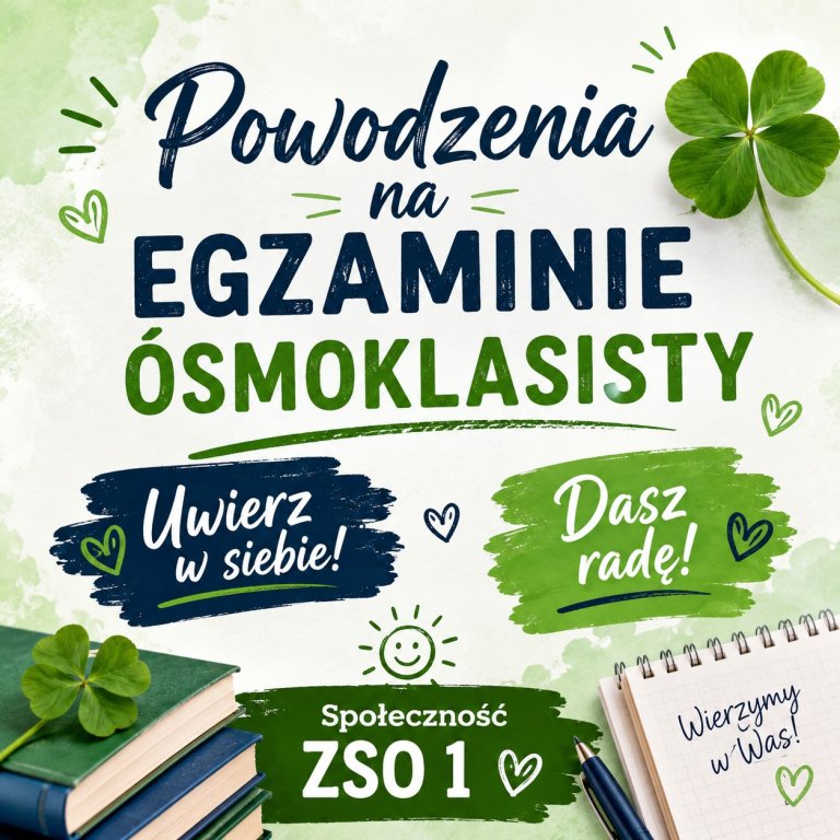 Drodzy Ósmoklasiści!